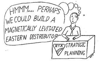 Cartoon about magnetic levitation